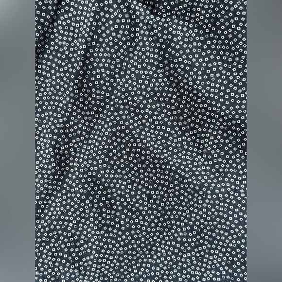 Perry Ellis Men's Blue Gray Patterned Button Up Shirt Size Large Slim Fit - Picture 10 of 12